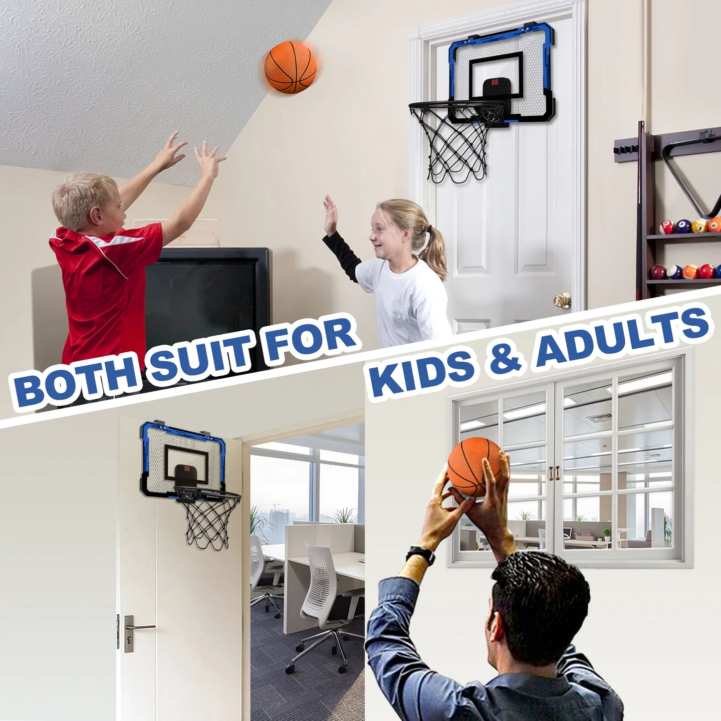 HoopDream™ Essential Over-The-Door Mini Hoop Set